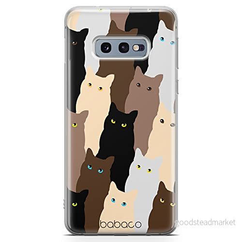 ERT GROUP mobiltelefonfodral för Samsung S10e originalt och officiellt licensierat Babaco mönster Cats 001 optimalt anpassad till formen på mobiltelefonen, fodral tillverkad av TPU plast 5905131056078