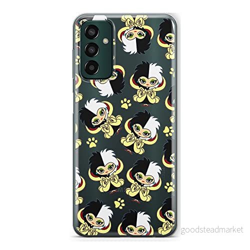ERT GROUP mobiltelefonfodral för Samsung M13 4G originalt och officiellt licensierat Disney mönster Cruella 007 optimalt anpassad till formen på mobiltelefonen, gedeeltelijk transparant 5905511333478