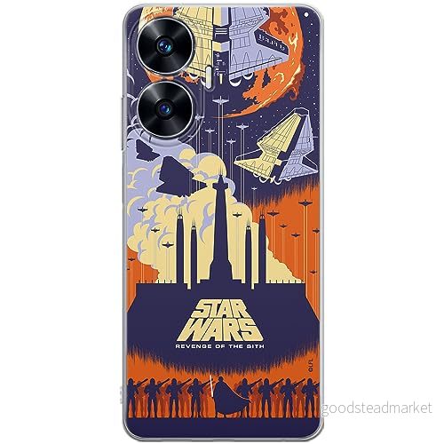 ERT GROUP mobiltelefonfodral för Realme C55 originalt och officiellt licensierat Star Wars mönster 030 optimalt anpassad till formen på mobiltelefonen, fodral tillverkad av TPU plast 5905511862275