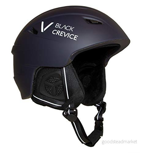 Black Crevice unisex vuxen skidhjälm remsa, matt marinblå/vit, XS (5354 cm) 9120090707083