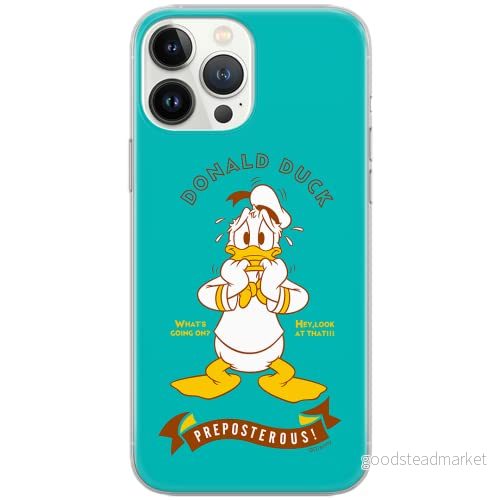 ERT GROUP mobiltelefonfodral för Xiaomi REDMI NOTE 10 PRO originalt och officiellt licensierat Disney mönster Donald 004 optimalt anpassad till formen på mobiltelefonen, fodral tillverkad av TPU plast 5903932821192