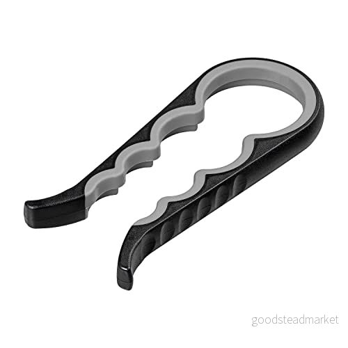 Chef Aid Easy Grip multiöppnare, ger extra stöd för öppningsburkar, flaskor och ringdragburkar, halkfri design idealiskt verktyg att ge lågt grepp 5012904215188