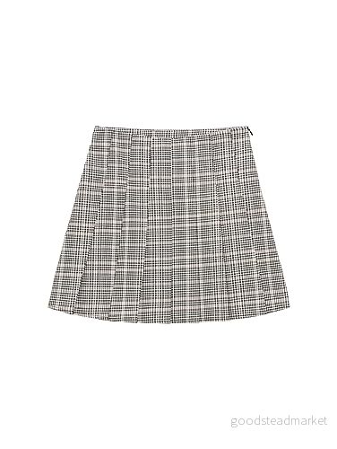 TOM TAILOR Denim minikjol med rutmönster, 32456 ros grå kontroll, M 4067261240015