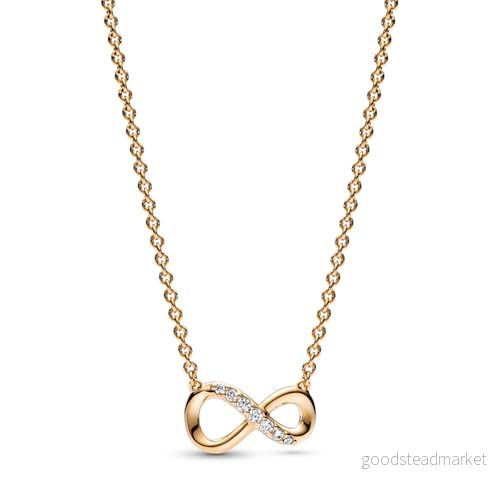 Pandora Moments dam Halsband 14 karats guldplätering 368821C01 50 5700303040134