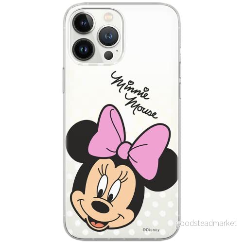 ERT GROUP mobiltelefonfodral för Apple Iphone 6 PLUS originalt och officiellt licensierat Disney mönster Minnie 008 Vit optimalt anpassad till formen på mobiltelefonen, gedeeltelijk transparant 5902980571196