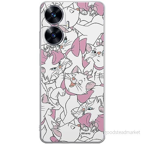 ERT GROUP mobiltelefonfodral för Realme C55 originalt och officiellt licensierat Disney mönster Marie 005 optimalt anpassad till formen på mobiltelefonen, fodral tillverkad av TPU plast 5905511859411