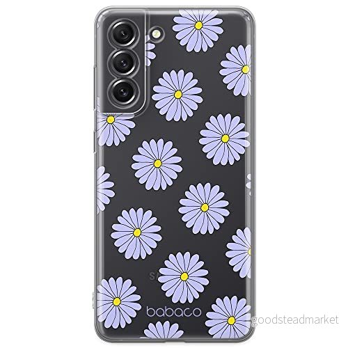 ERT GROUP mobiltelefonfodral för Samsung S21 FE originalt och officiellt licensierat Babaco mönster Flowers 021 optimalt anpassad till formen på mobiltelefonen, gedeeltelijk transparant 5903932984637