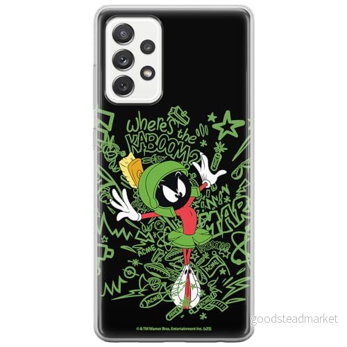 ERT GROUP mobiltelefonfodral för Samsung A53 5G originalt och officiellt licensierat Looney Tunes mönster Marvin 007 optimalt anpassad till formen på mobiltelefonen, fodral tillverkad av TPU plast 5905795130695