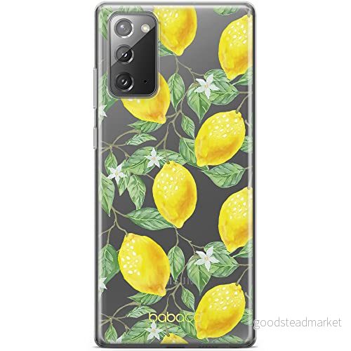 ERT GROUP mobiltelefonfodral för Samsung GALAXY NOTE 20 originalt och officiellt licensierat Babaco mönster Fruits 002 optimalt anpassad till formen på mobiltelefonen, gedeeltelijk transparant 5903040452059