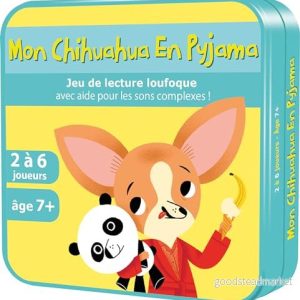Aritma MON CHIHUAHUA IN PYJAMA Utbildande kortspel för barn från 7 år/CE1 lekfullt lärande att läsa Pedagogiskt brädspel 2 till 6 spelare 10 min Svensk version 3770028462032 Aritma MON CHIHUAHUA IN PYJAMA Utbildande kortspel för barn från 7 år/CE1 lekfullt lärande att läsa Pedagogiskt brädspel 2 till 6 spelare 10 min Svensk version 3770028462032