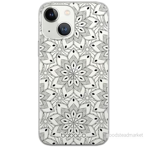 ERT GROUP mobiltelefonfodral för Iphone 13 originalt och officiellt licensierat Babaco mönster Mandalas 009 optimalt anpassad till formen på mobiltelefonen, gedeeltelijk transparant 5904805861017