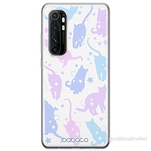 ERT GROUP mobiltelefonfodral för Xiaomi MI NOTE 10 Lite originalt och officiellt licensierat Babaco mönster Cats 016 optimalt anpassad till formen på mobiltelefonen, fodral tillverkad av TPU plast 5905131099440