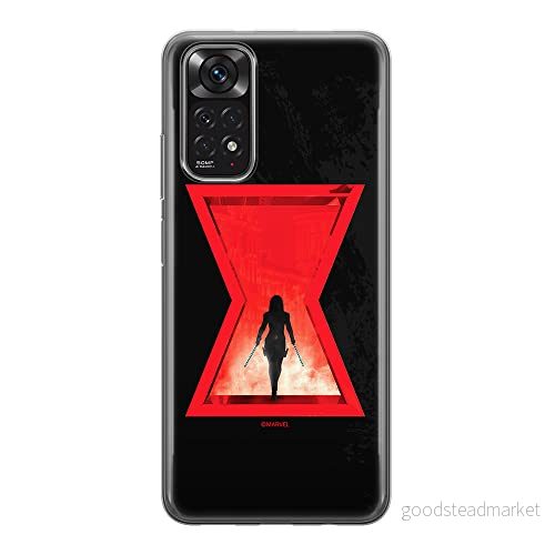 ERT GROUP mobiltelefonfodral för Xiaomi REDMI NOTE 11S 4G / 11 originalt och officiellt licensierat Marvel mönster Black Widow 009, fodral tillverkad av TPU plast 5905511560980