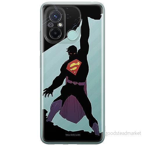 ERT GROUP mobiltelefonfodral för Xiaomi REDMI 12C/ 11A originalt och officiellt licensierat DC mönster Superman 008 optimalt anpassad till formen på mobiltelefonen, gedeeltelijk transparant 5905511856175