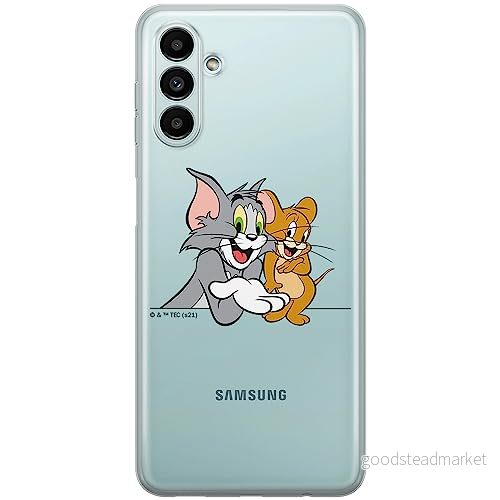 ERT GROUP mobiltelefonfodral för Samsung A13 5G/A04S originalt och officiellt licensierat Tom and Jerry mönster 005 optimalt anpassad till formen på mobiltelefonen, gedeeltelijk transparant 5904805574061