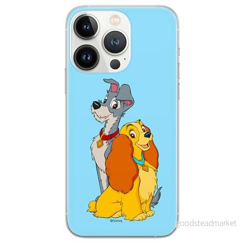 ERT GROUP mobiltelefonfodral för Iphone 13 PRO MAX originalt och officiellt licensierat Disney mönster Lady and the Tramp 003 anpassad till formen på mobiltelefonen, fodral tillverkad av TPU plast 5905131153296