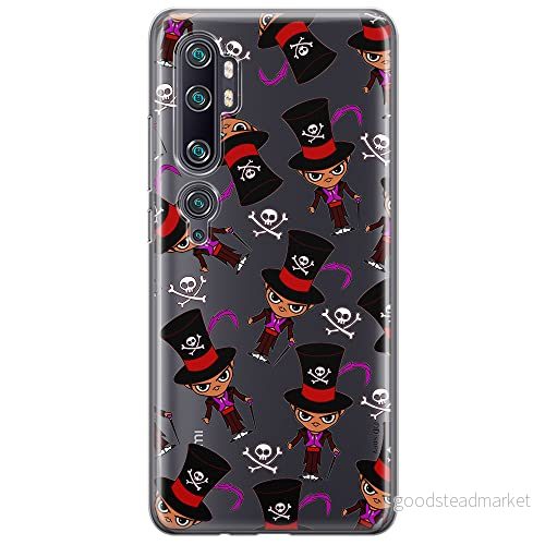 ERT GROUP mobiltelefonfodral för Xiaomi MI NOTE 10 / PRO originalt och officiellt licensierat Disney mönster Dr. Facilier 002, gedeeltelijk transparant 5905131399984