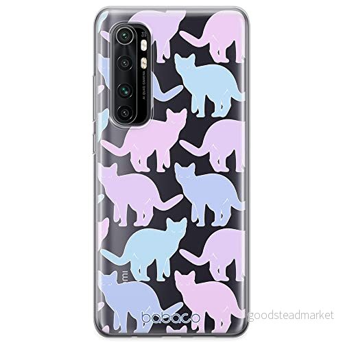 ERT GROUP mobiltelefonfodral för Xiaomi MI NOTE 10 Lite originalt och officiellt licensierat Babaco mönster Cats 011 optimalt anpassad till formen på mobiltelefonen, gedeeltelijk transparant 5905131070661