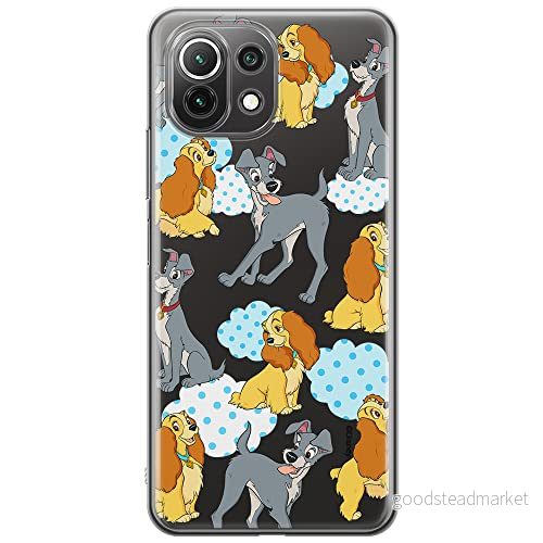 ERT GROUP mobiltelefonfodral för Xiaomi 11 LITE 4G/5G originalt och officiellt licensierat Disney mönster Lady and the Tramp 004, gedeeltelijk transparant 5905131774798