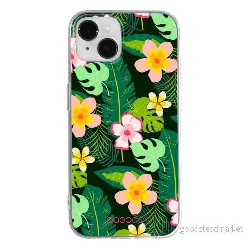 ERT GROUP mobiltelefonfodral för Apple Iphone 14 PLUS originalt och officiellt licensierat Babaco mönster Flowers 019 optimalt anpassad till formen på mobiltelefonen, fodral tillverkad av TPU plast 5905131899811