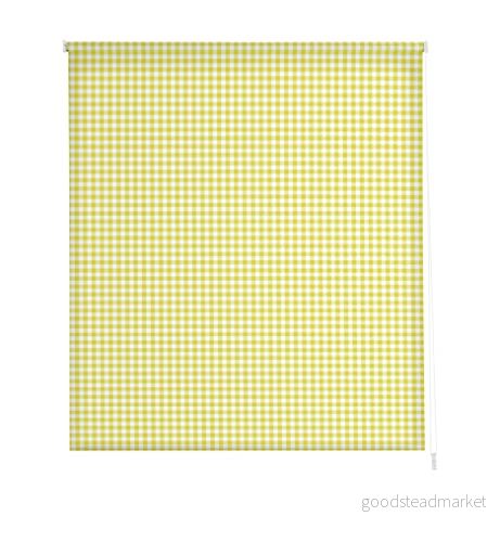 Estoralis Translucent, Digital utskrift, Kök Vichy 2 Gul, 90 x 175 cm. (bredd H) 8432404877575