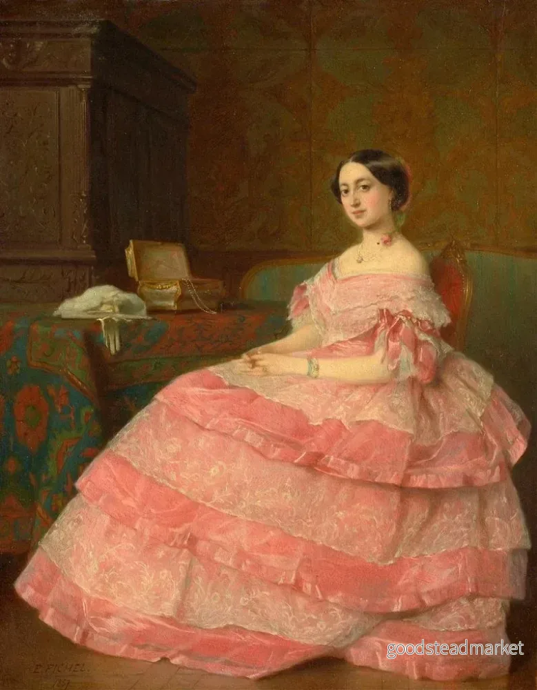 Målning Madame P - Benjamin Eugène Fichel | Konsttryck - Bild 2