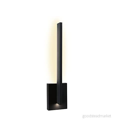 Paulmann LED utomhusvägglampa Levka, antracit, 49 cm aluminium IP44 4000870947869