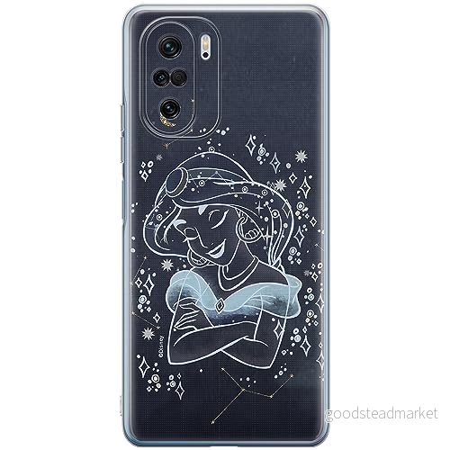 ERT GROUP mobiltelefonfodral för Xiaomi MI 11i/ REDMI K40/K40 PRO/POCO F3/ F3 PRO originalt och officiellt licensierat Disney mönster Jasmine 007, fodral tillverkad av TPU plast 5905511892821