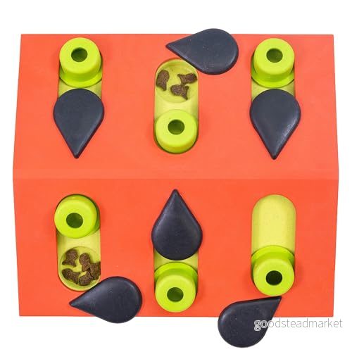 Nina Ottosson av Petstages Melon Madness Puzzle & Play - Aktivitetsspel kattgodispussel Rosa 700603695831