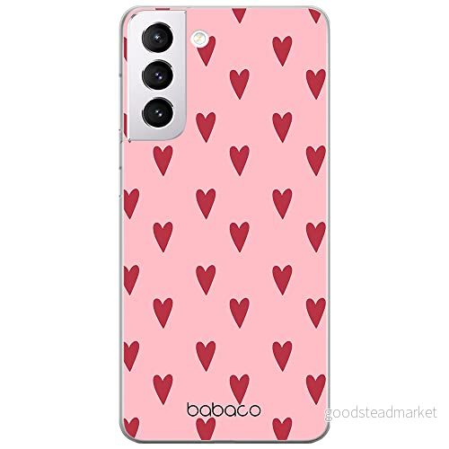 ERT GROUP mobiltelefonfodral för Samsung S21 originalt och officiellt licensierat Babaco mönster Hearts 004 optimalt anpassad till formen på mobiltelefonen, fodral tillverkad av TPU plast 5904805016745