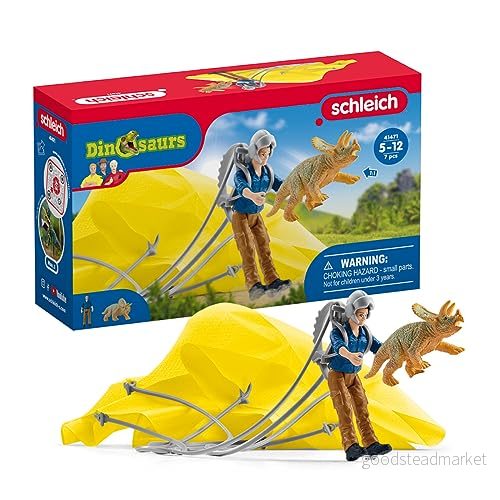 Playset Schleich Parachute Rescue Dinosaure 4059433573519