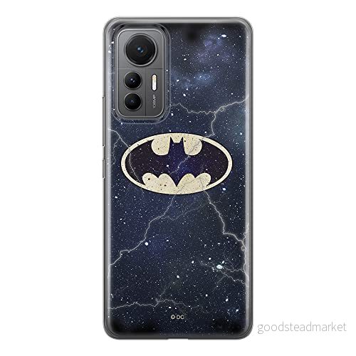 ERT GROUP mobiltelefonfodral för Xiaomi 12 LITE originalt och officiellt licensierat DC mönster Batman 003 optimalt anpassad till formen på mobiltelefonen, fodral tillverkad av TPU plast 5905511501648