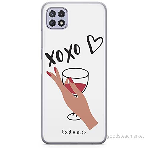 ERT GROUP mobiltelefonfodral för Samsung A22 5G originalt och officiellt licensierat Babaco mönster XOXO 001 optimalt anpassad till formen på mobiltelefonen, gedeeltelijk transparant 5904805047572