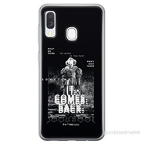 ERT GROUP mobiltelefonfodral för Samsung A40 originalt och officiellt licensierat Horror mönster It 017 optimalt anpassad till formen på mobiltelefonen, fodral tillverkad av TPU plast 5905131992130