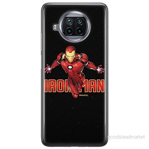 ERT GROUP mobiltelefonfodral för Xiaomi MI 10T LITE/REDMI NOTE 9 PRO 5G originalt och officiellt licensierat Marvel mönster Iron Man 030, fodral tillverkad av TPU plast 5904805150425