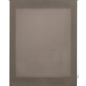 Blindecor Uniestor Slät rullgardin genomskinlig 6 x 100 250 cm brungrå 8434363164895