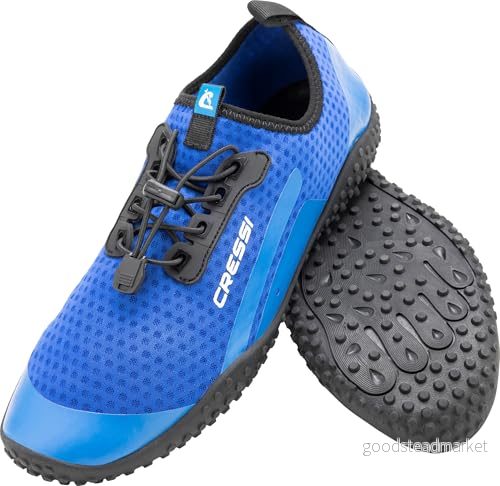 Cressi Sonar Shoes Unisex Vuxen Vattensko med Mikroperforerat Tyg, Blå/Ljusblå, 36 EU (3.4/4 UK) 8022983224008