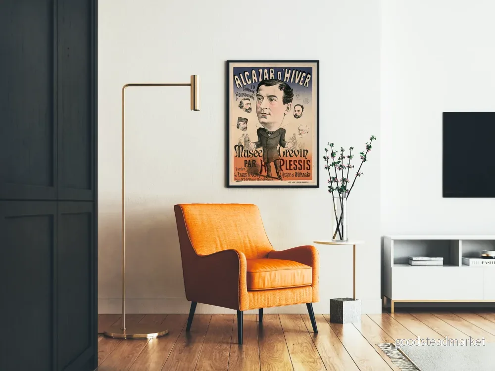 Vintageposter av Alcazar d'Hiver av H. Plessis - Retro väggdekoration - Bild 2