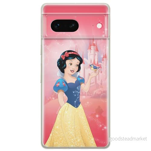 ERT GROUP mobiltelefonfodral för Google PIXEL 7 originalt och officiellt licensierat Disney mönster Snow White 001 optimalt anpassad till formen på mobiltelefonen, fodral tillverkad av TPU plast 5905795156749