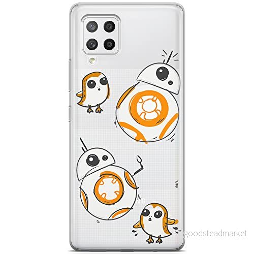ERT GROUP mobiltelefonfodral för Samsung A42 5G originalt och officiellt licensierat Star Wars mönster BB 8 010 optimalt anpassad till formen på mobiltelefonen, gedeeltelijk transparant 5903040250464