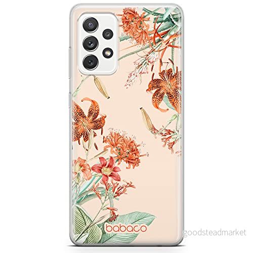 ERT GROUP mobiltelefonfodral för Samsung A73 5G originalt och officiellt licensierat Babaco mönster Flowers 057 optimalt anpassad till formen på mobiltelefonen, fodral tillverkad av TPU plast 5905131367136