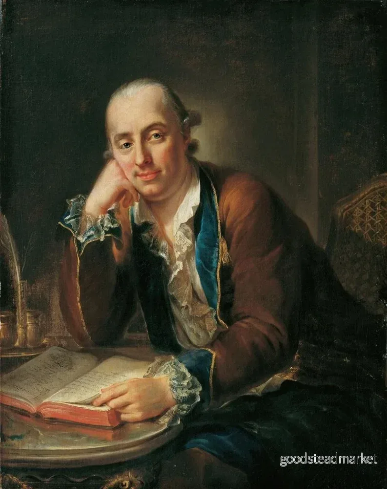 Målning Jean Népomucène Chevalier impérial de Humbourg - August Friedrich Oelenhainz | Konsttryck - Bild 2
