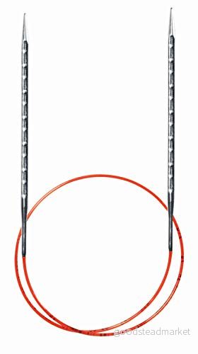 addi Ny fyrkantig cirkulär nål, röd, 150 cm x 5,5 mm 4016431177552