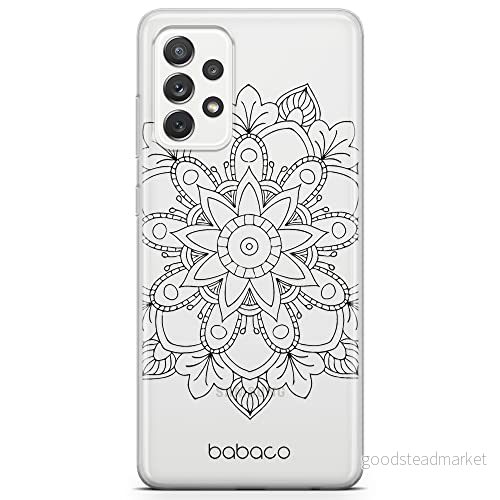 ERT GROUP mobiltelefonfodral för Samsung A72 5G originalt och officiellt licensierat Babaco mönster Mandalas 006 Vit optimalt anpassad till formen på mobiltelefonen, gedeeltelijk transparant 5904805838385