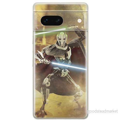 ERT GROUP mobiltelefonfodral för Google PIXEL 7 originalt och officiellt licensierat Star Wars mönster Grievous 001 optimalt anpassad till formen på mobiltelefonen, fodral tillverkad av TPU plast 5905795160425