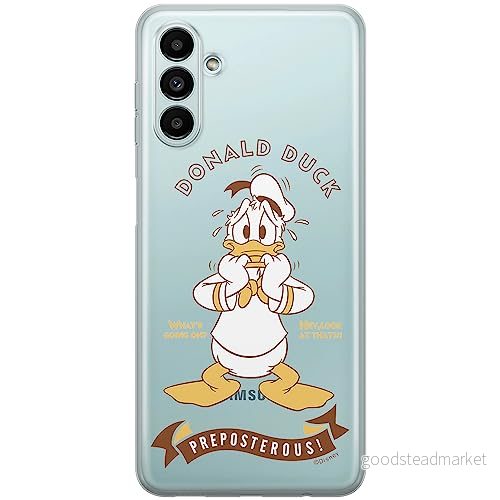 ERT GROUP mobiltelefonfodral för Samsung A13 5G/A04S originalt och officiellt licensierat Disney mönster Donald 004 optimalt anpassad till formen på mobiltelefonen, gedeeltelijk transparant 5904805574771