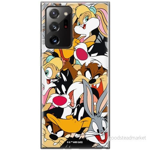 ERT GROUP mobiltelefonfodral för Samsung GALAXY NOTE 20 ULTRA originalt och officiellt licensierat Looney Tunes mönster 022 anpassad till formen på mobiltelefonen, fodral tillverkad av TPU plast 5905511683795