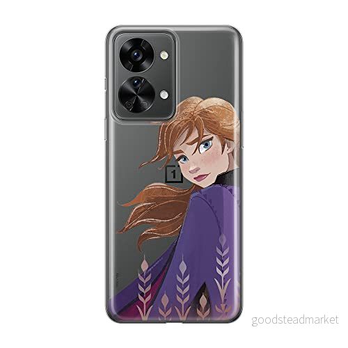 ERT GROUP mobiltelefonfodral för Oneplus NORD 2T 5G originalt och officiellt licensierat Disney mönster Anna 002 optimalt anpassad till formen på mobiltelefonen, gedeeltelijk transparant 5905511263751