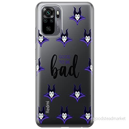ERT GROUP mobiltelefonfodral för Xiaomi REDMI NOTE 10/ 10S originalt och officiellt licensierat Disney mönster Maleficent 002 optimalt anpassad till formen på mobiltelefonen, gedeeltelijk transparant 5903537180649