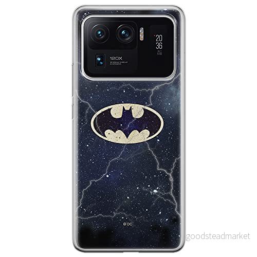 ERT GROUP mobiltelefonfodral för Xiaomi MI 11 ULTRA originalt och officiellt licensierat DC mönster Batman 003 optimalt anpassad till formen på mobiltelefonen, fodral tillverkad av TPU plast 5903932711608